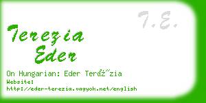 terezia eder business card
